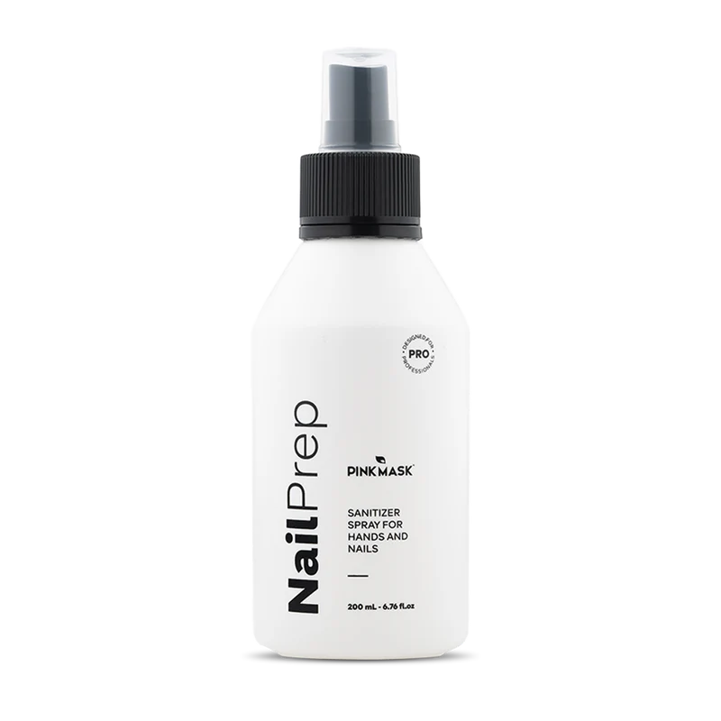Pink Mask - Desinfectante de manos para preparación de uñas, 200 ml