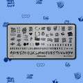 Pink Mask - Stamping Plate Letters #41