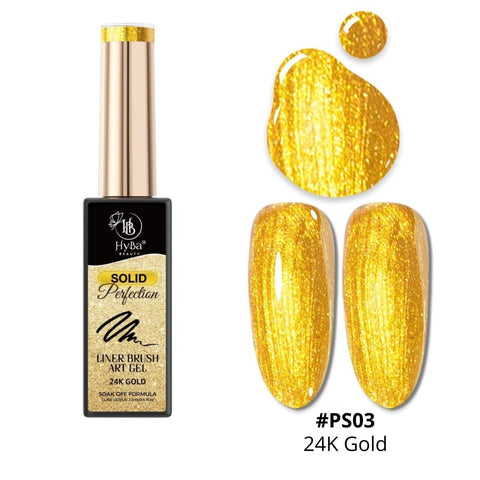 24K GOLD #PS03 - (12ml) - PERFECTION SOLID Liner Gel