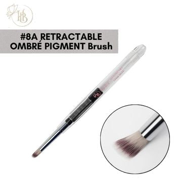Pincel para uñas con pigmento degradado retráctil #8A