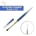 ROUND PIGMENT Nail Art Brush Kolinsky Hair #6