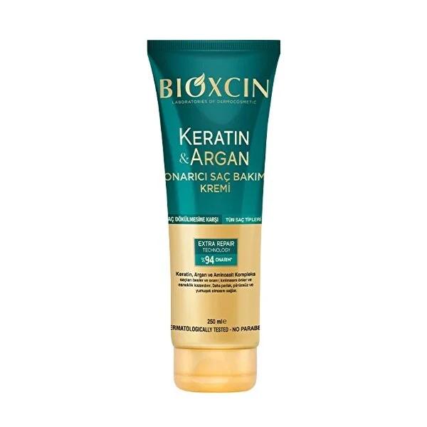 Crema reparadora para el cabello Bioxcin Keratin & Argan